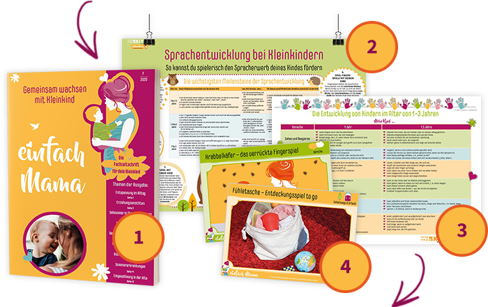 Jetzt das 4-teilige einfach Mama-Paket GRATIS anfordern!